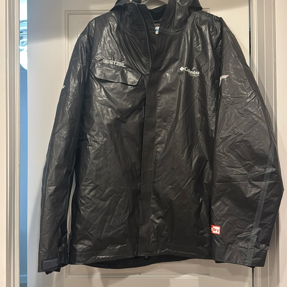 Authentic College Football Playoff winter coat. Columbia Titanium XXL.